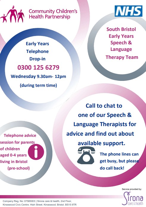 South Bristol Early Years Speech & Language Therapy Team