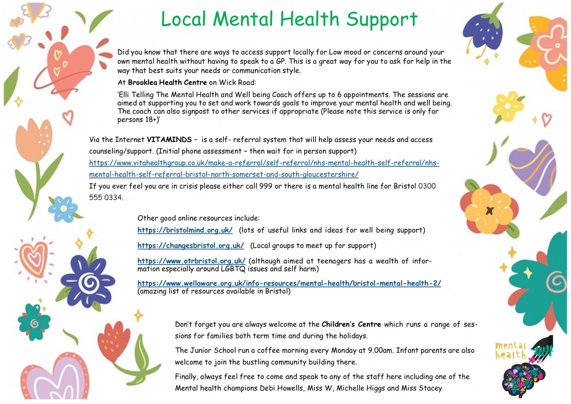 Local Mental Health Support