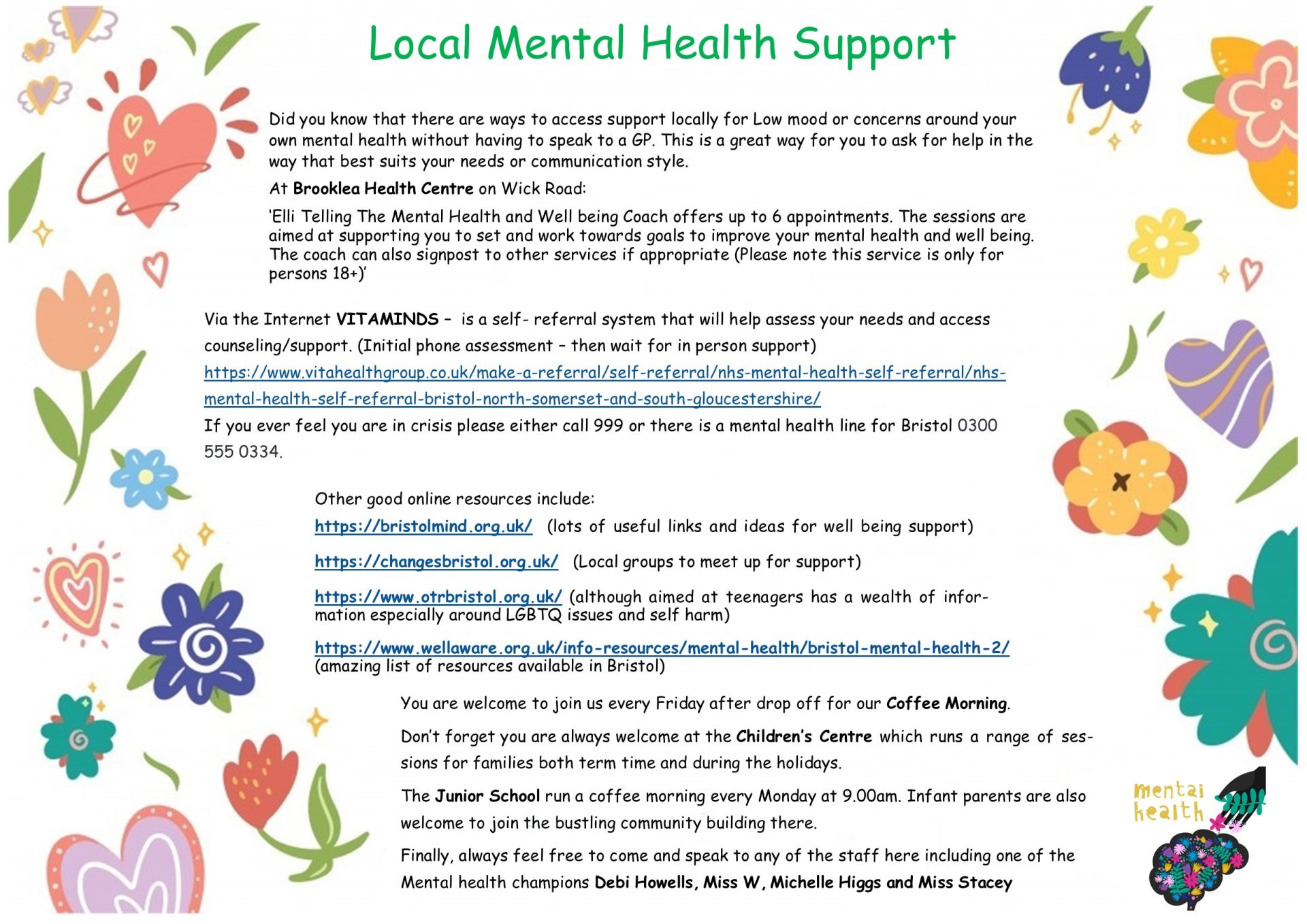 Local Mental Health Support